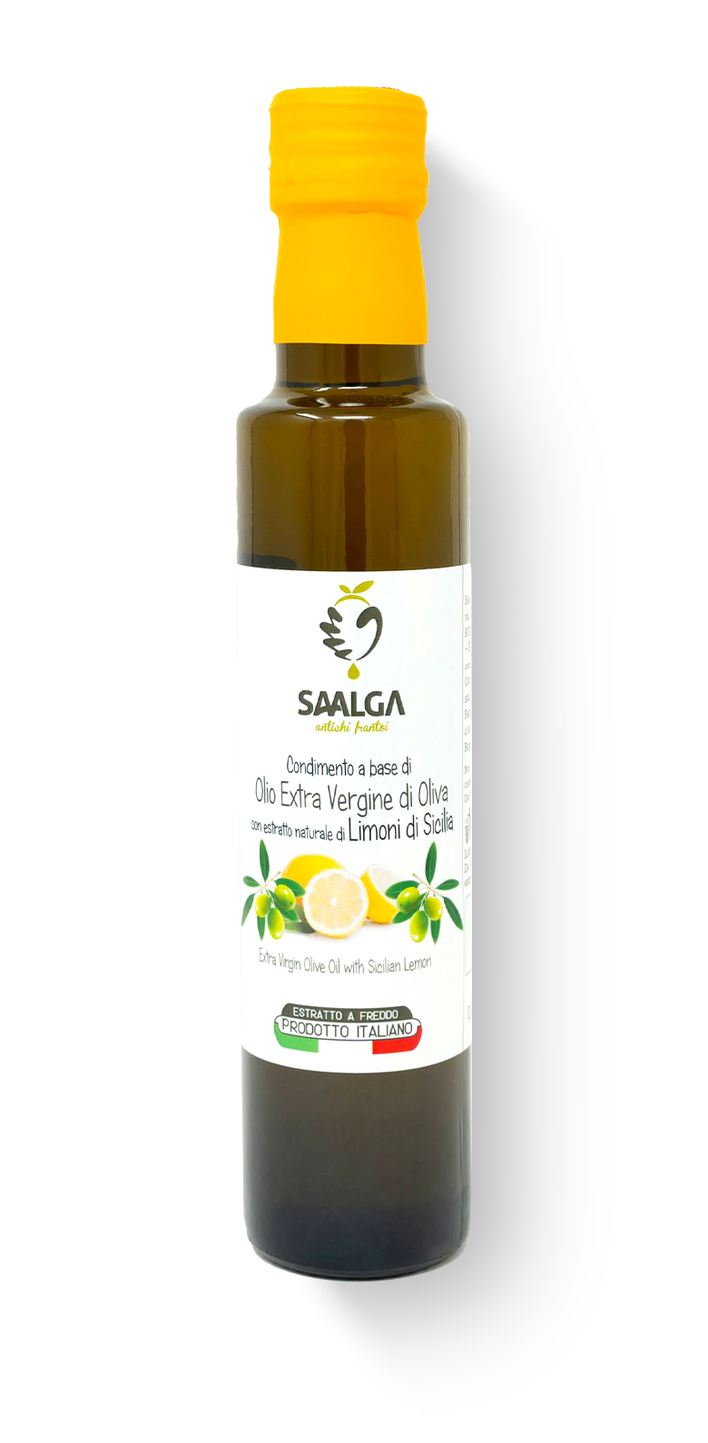 Saalga Extravergine D'Oliva Aromatizzato al Limone- Frantoi Saalga